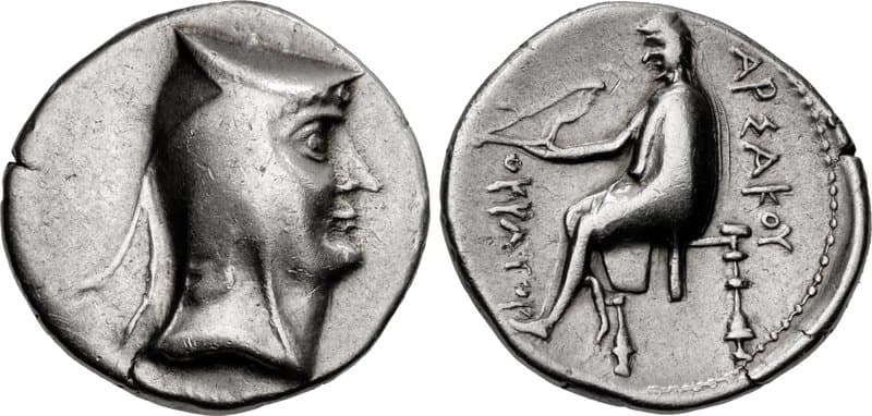 Portrait of Arsaces I of Parthia