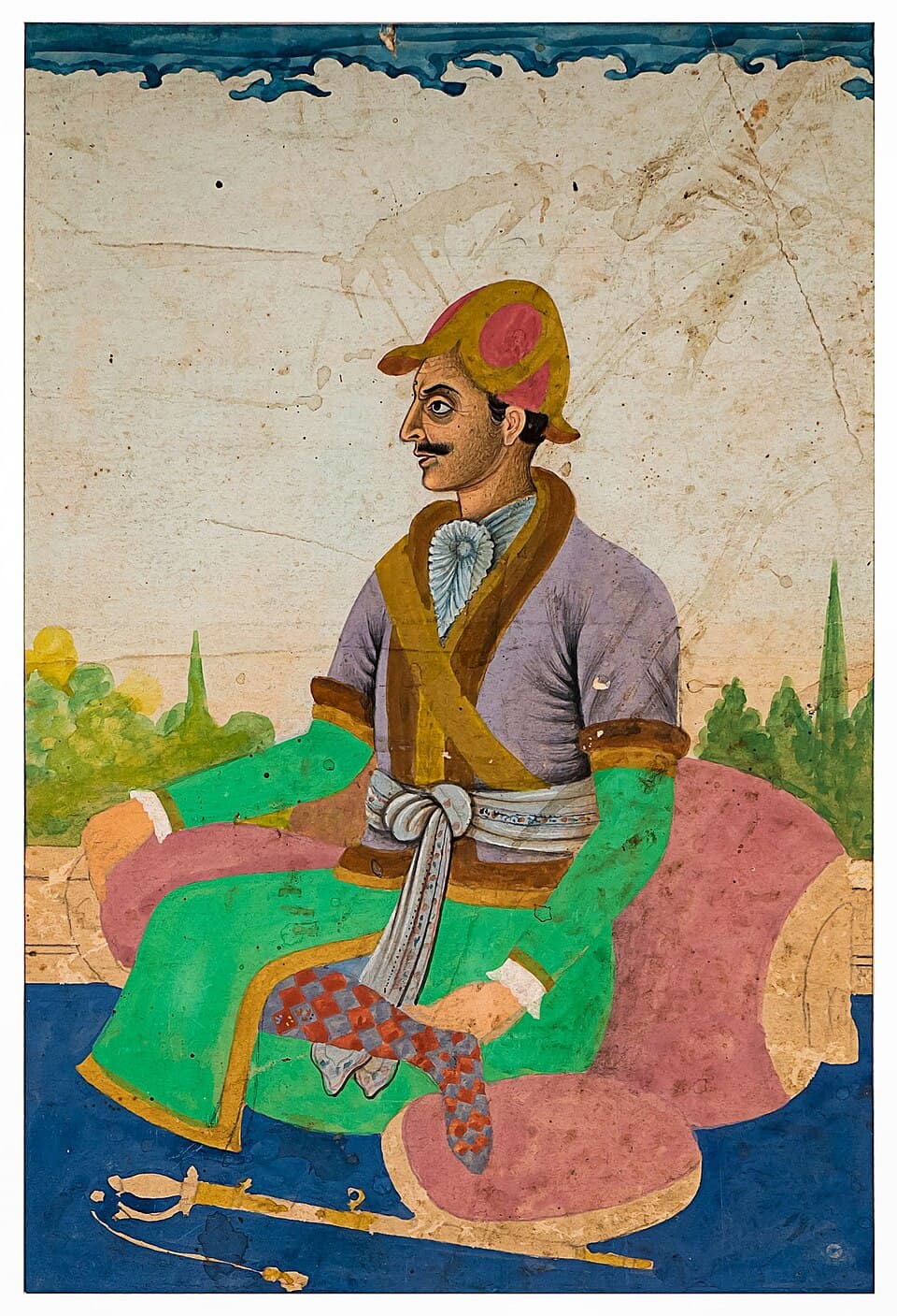 Portrait of Bhimsen Thapa