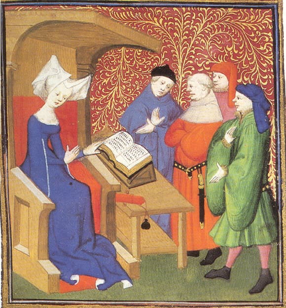 Portrait of Christine de Pizan