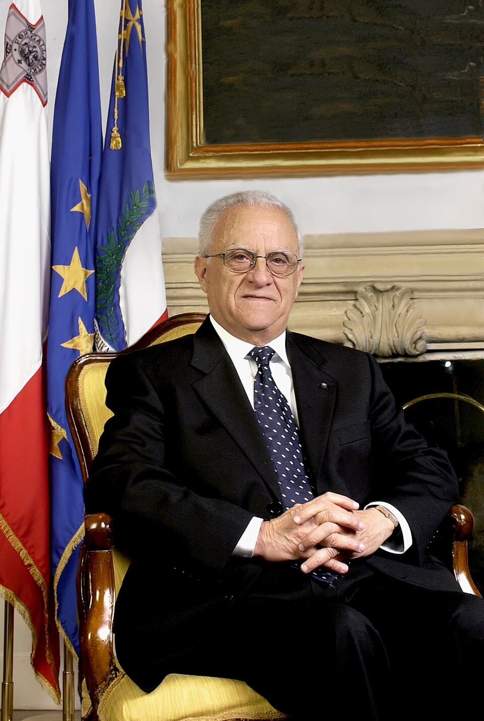 Portrait of Eddie Fenech Adami