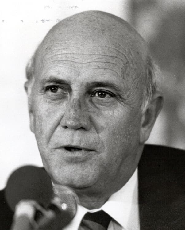 Portrait of F. W. de Klerk