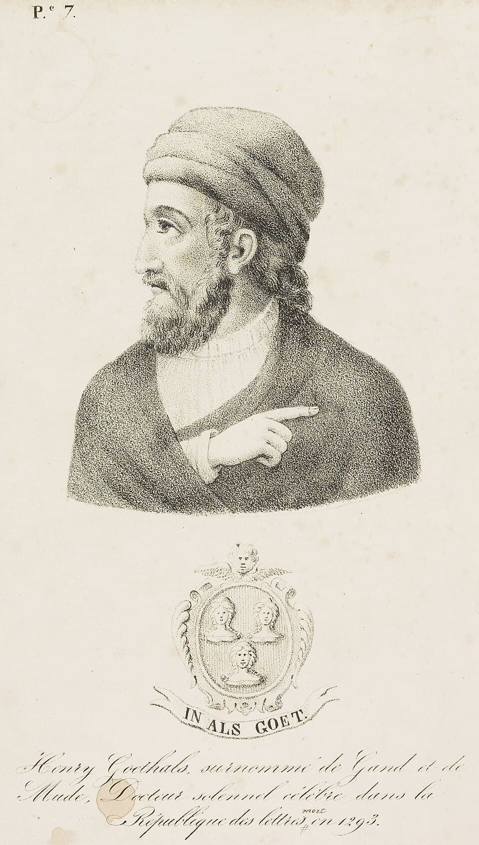 Portrait of Henry of Ghent