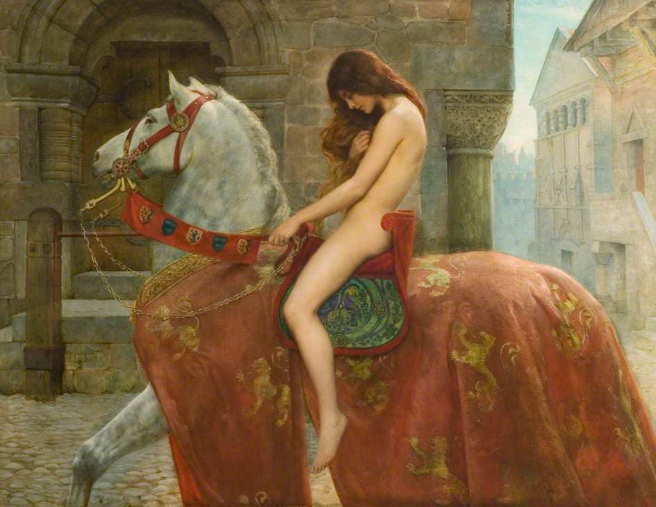 Portrait of Lady Godiva