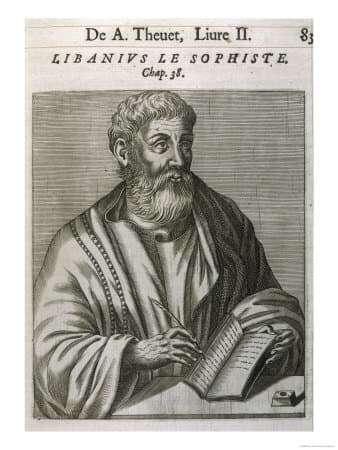 Portrait of Libanius