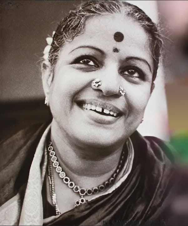 Portrait of M. S. Subbulakshmi