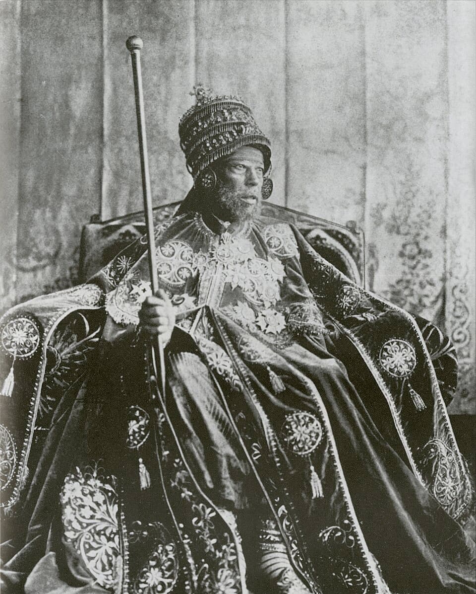 Portrait of Menelik II