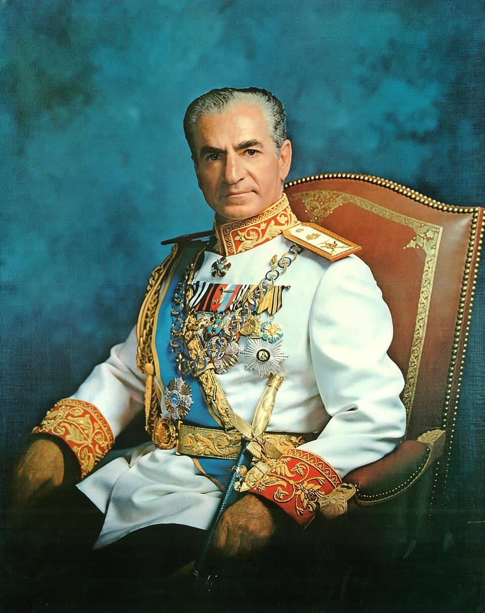 Portrait of Mohammad Reza Pahlavi