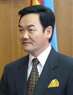 Portrait of Natsagiin Bagabandi