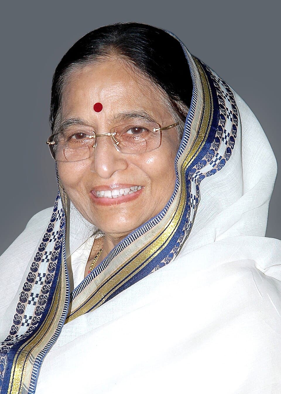 Portrait of Pratibha Patil
