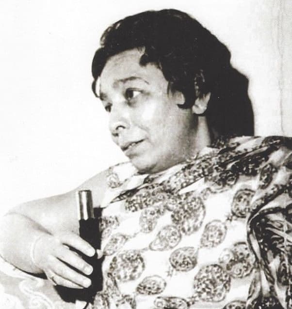 Portrait of Shamshad Begum