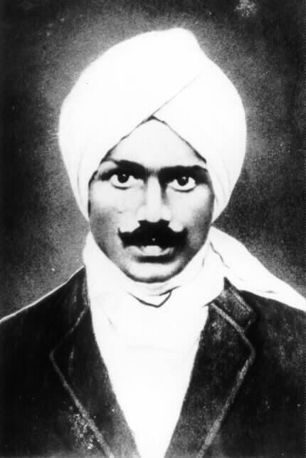 Portrait of Subramania Bharati