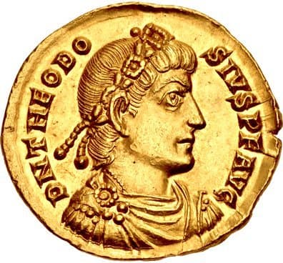 Portrait of Theodosius I