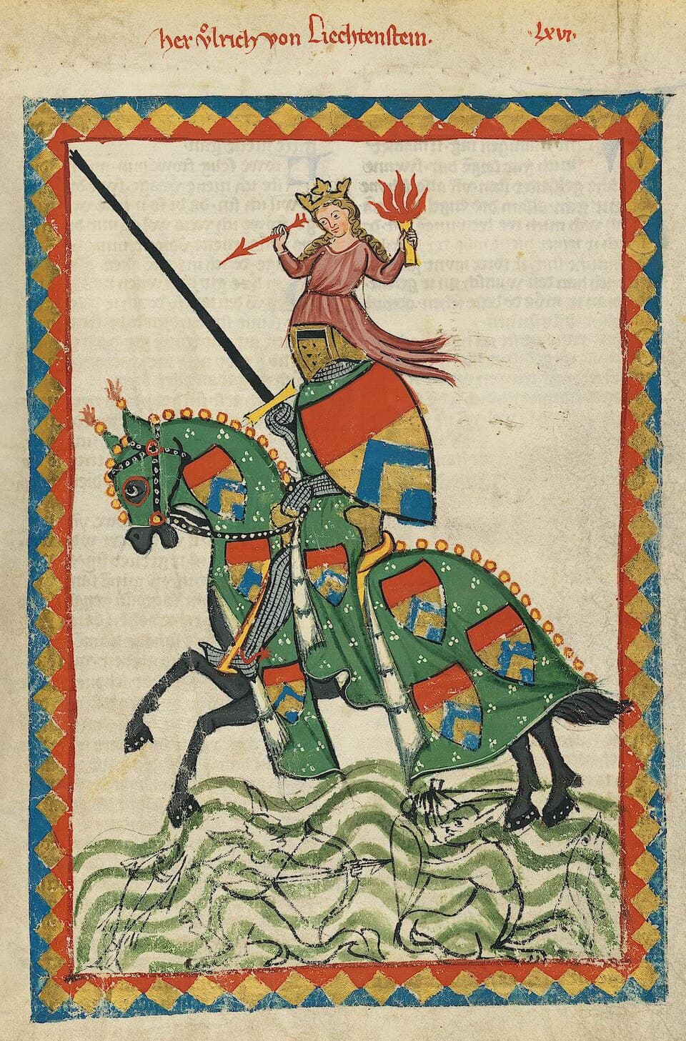 Portrait of Ulrich von Liechtenstein