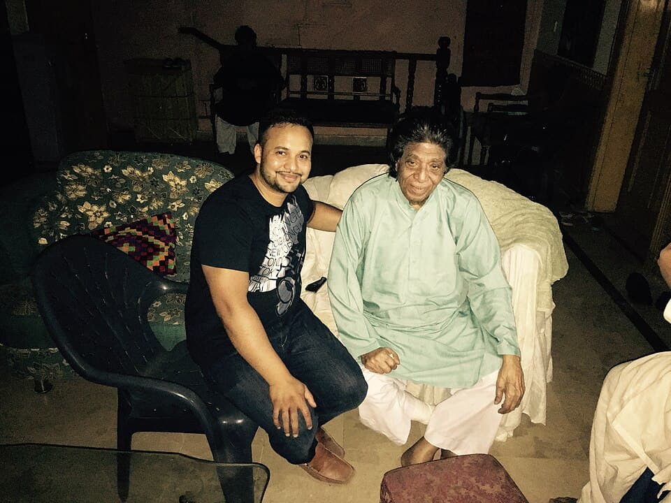 Portrait of Ustad Fateh Ali Khan